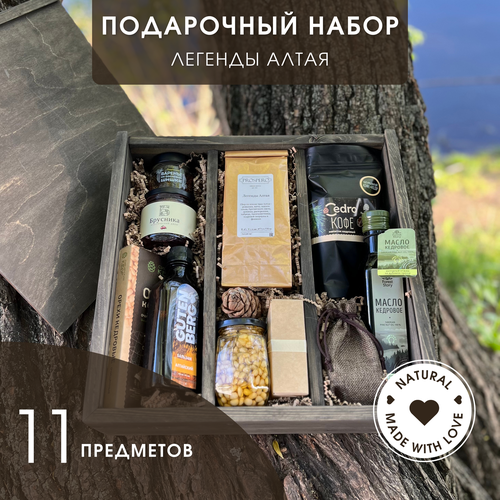 Подарочный набор в деревянном ящике 