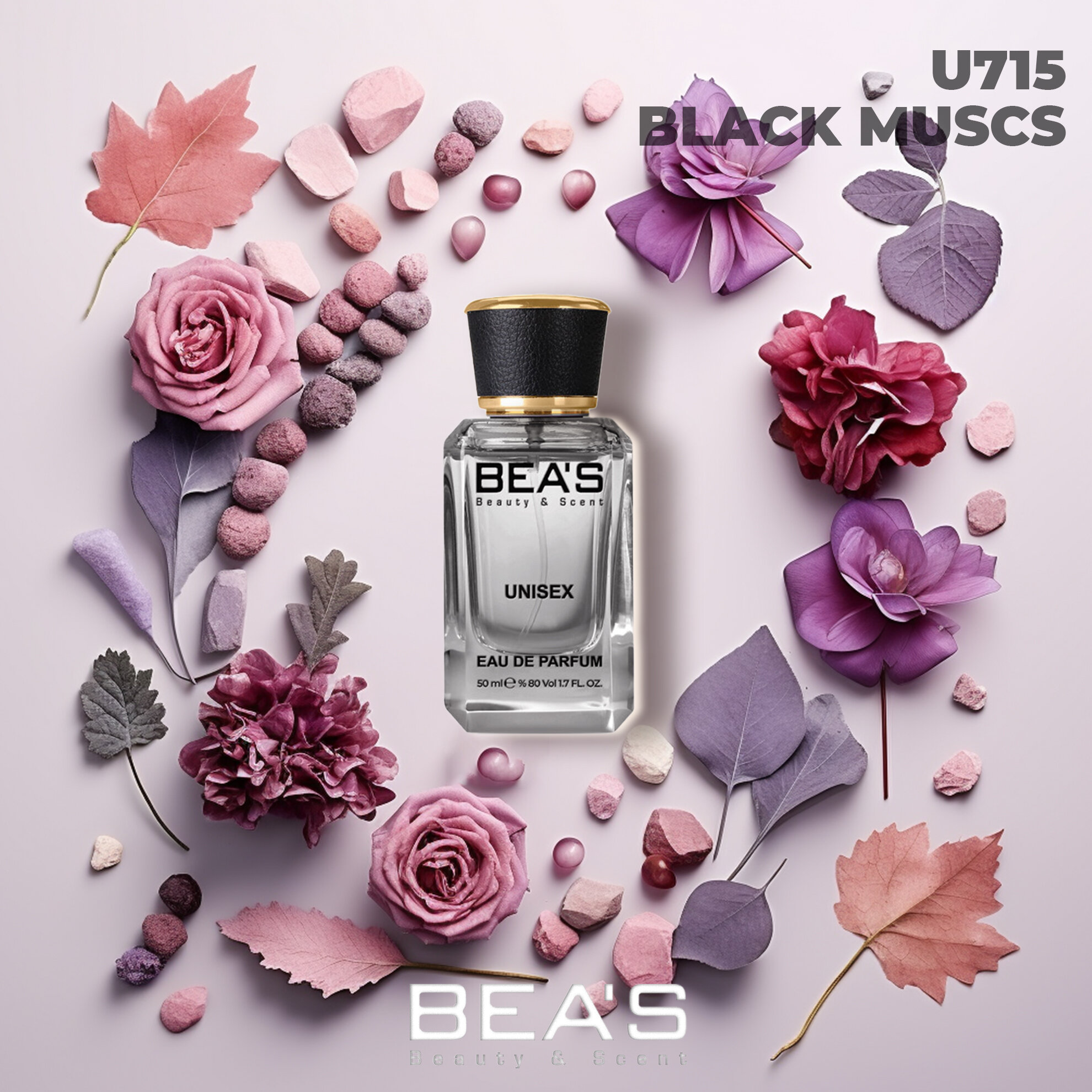 Парфюмерная вода унисекс Black Muscs Блэк Мускус U715 edp 50 мл