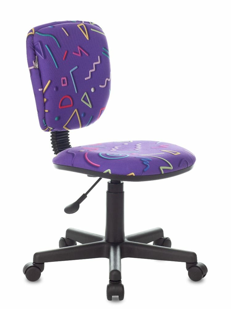 Бюрократ CH-204NX/STICK-VIO Детское кресло (ткань Sticks 08 фиолетовая)