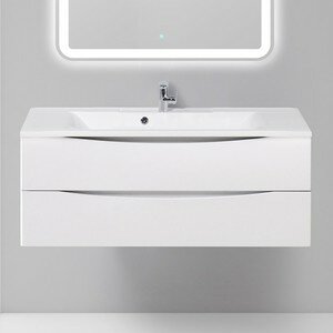 Тумба с раковиной BelBagno Marino 120 bianco opaco (MARINO-1200-2C-SO-BO-P, BB1200/450-LV-MR-PR)