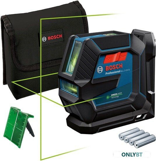 Лазерный нивелир Bosch GLL 2-15 G + LB 10 (0601063W00)