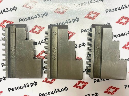 Изображение товара Комплект обратных кулачков для токарных патронов К11/7100 диаметром 125 мм (K11-125L / 7100-0003О)