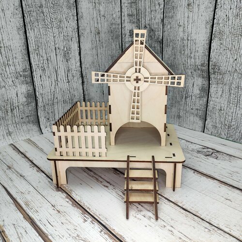 Чайный домик мельница