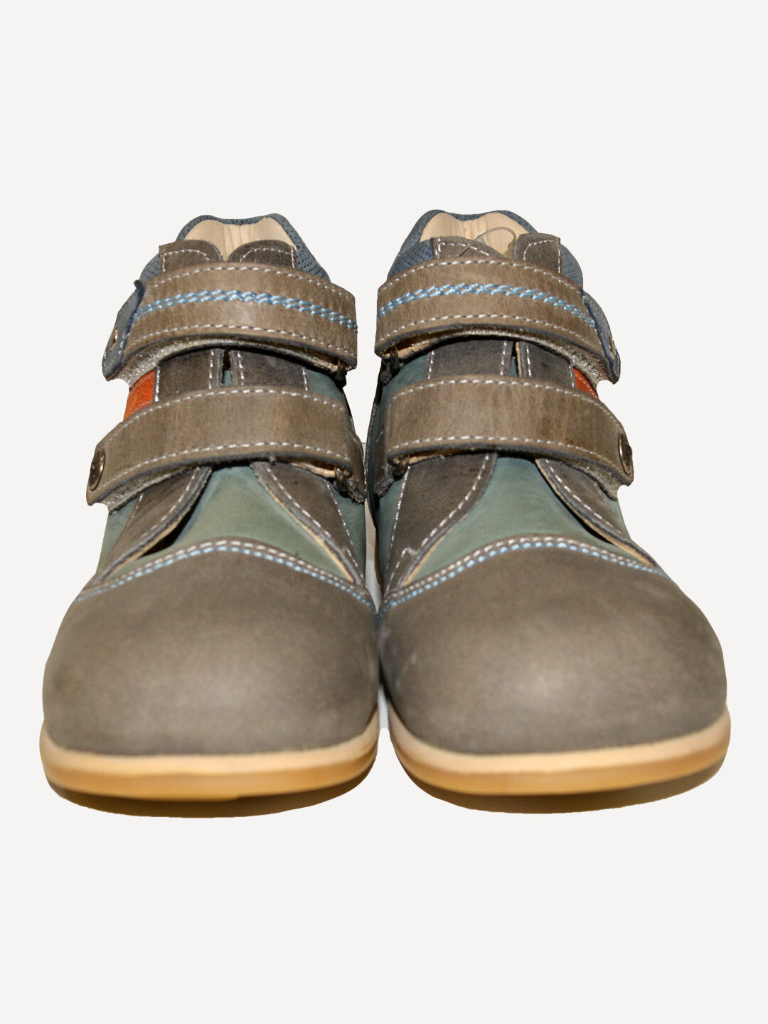 фото Ботинки Детские демисезонные на утеплителе Ortopedia, арт. 3160K=VH3 серая кожа колорадо ((24р)15см)