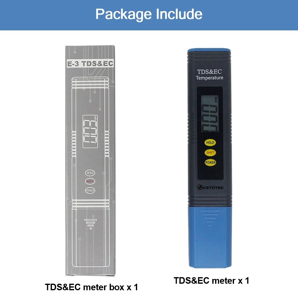 Ketotek PH TDS METER TDS EC meter