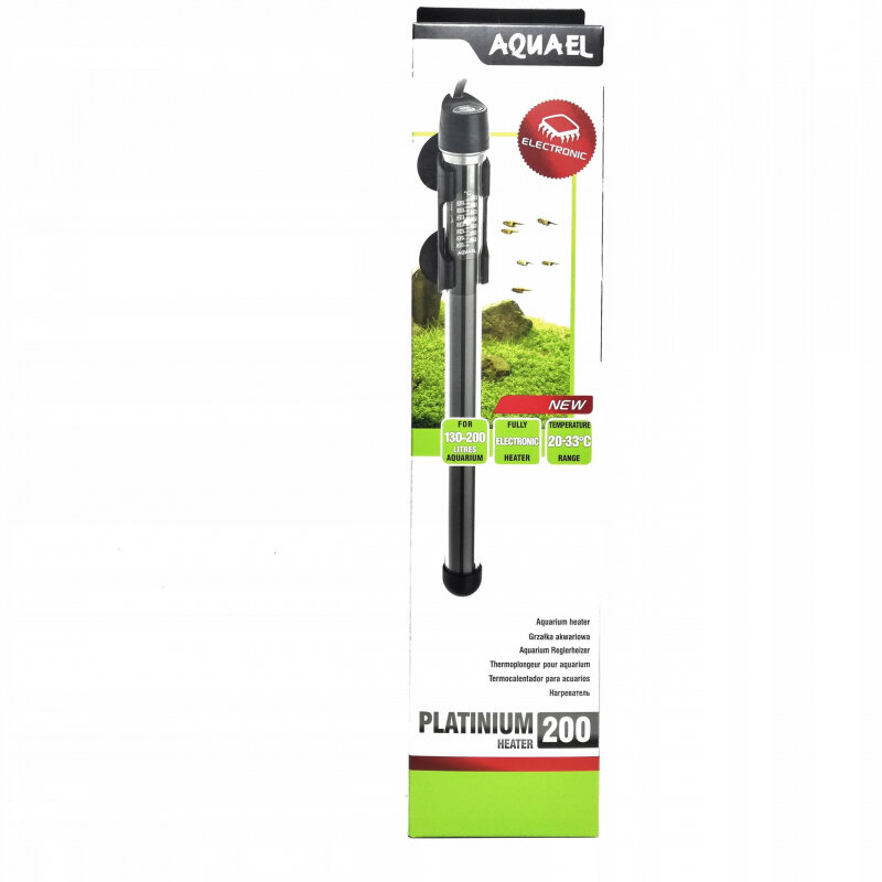 Нагреватель AQUAEL PLATINIUM HEATER 200 Вт (130-200 л) стеклянный регулируемый (1 шт)