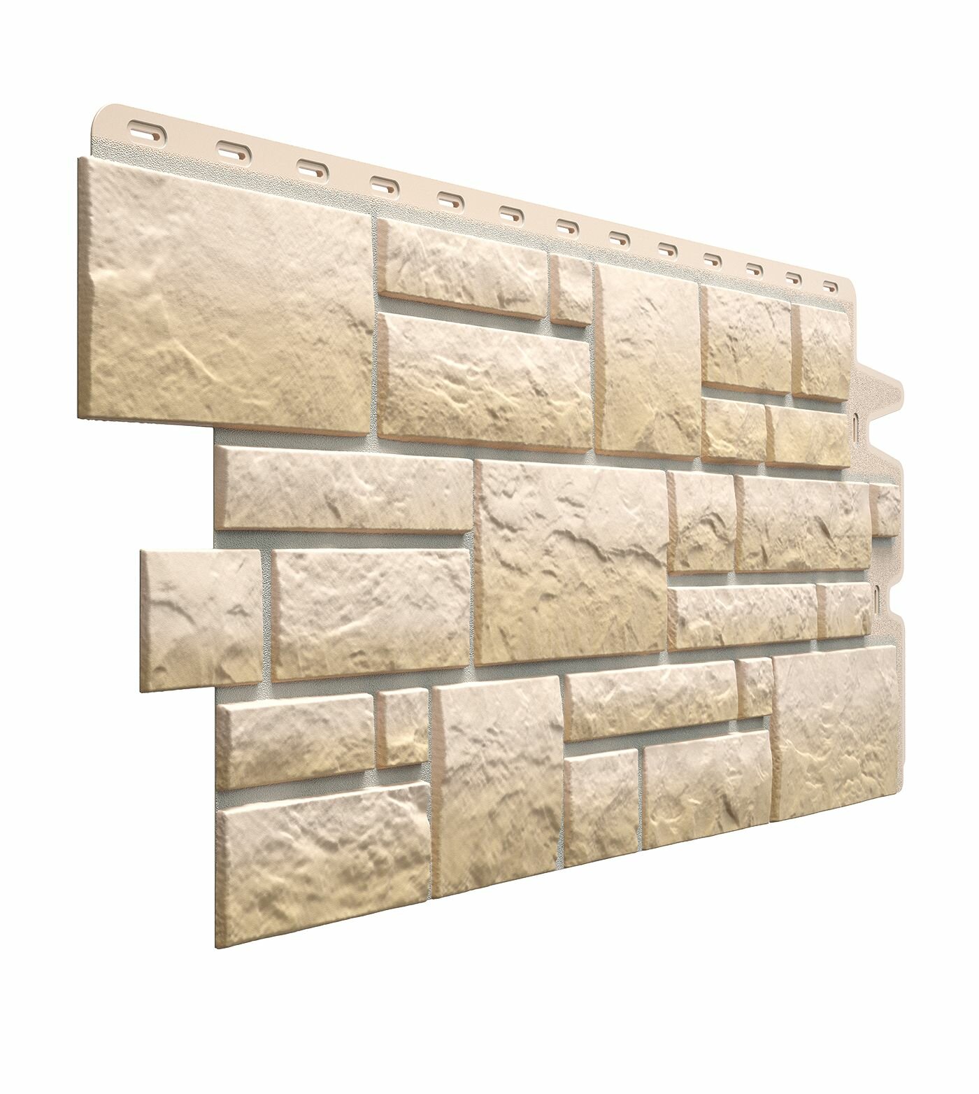 Фасадная панель из ПВХ Docke Premium, BURG (Каменная кладка), Песчаный