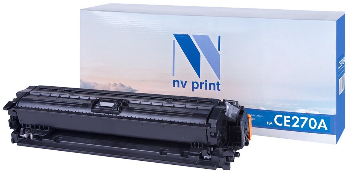 Картридж лазерный NV Print CE270A, черный