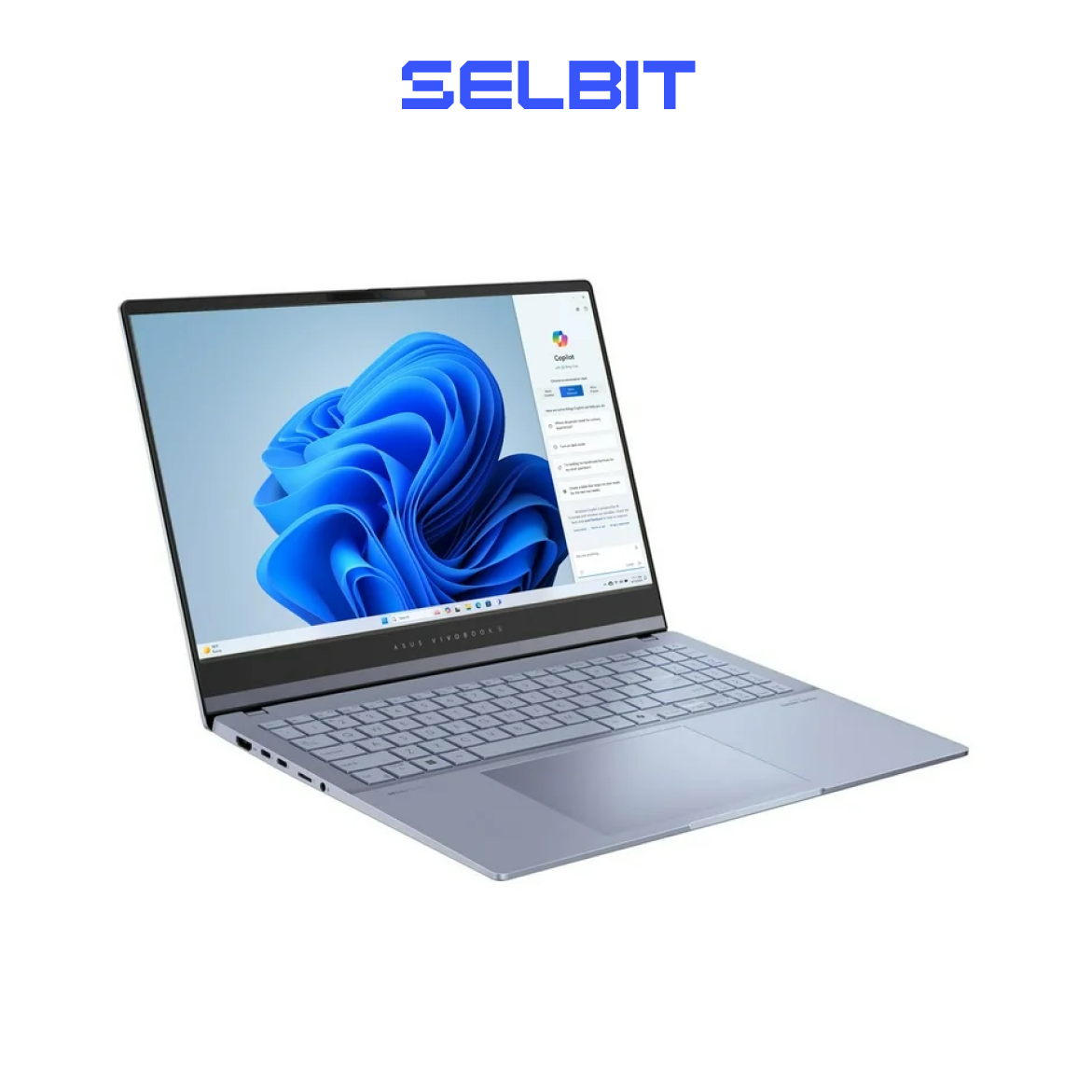 Ноутбук Asus Vivobook S 15, Core Ultra 7 155H, OLED, RAM 32ГБ, SSD 1ТБ, Русская раскладка, Синий