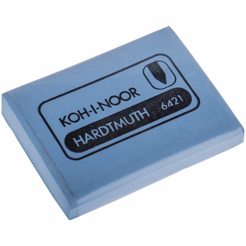 Упаковка ластиков KOH-I-NOOR Soft 6421, каучук, прямоугольный, голубой, клячка [6421018009kdru] 18 шт./кор.