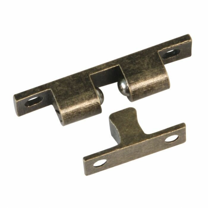 Защёлка роликовая Amig Модель 14-60 (8822) 60*12 мм комплект 2 шт.