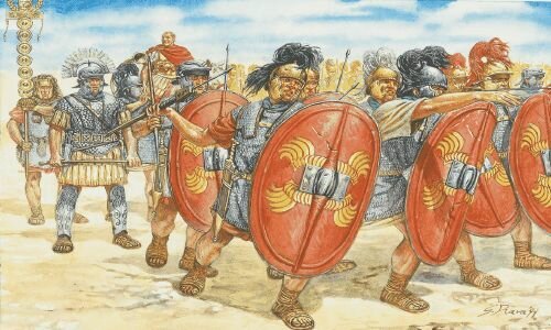 Игрушка солдаты ROMAN INFANTRY (I-II CENTURY B.C.) (1:72) 6021 — фото 1