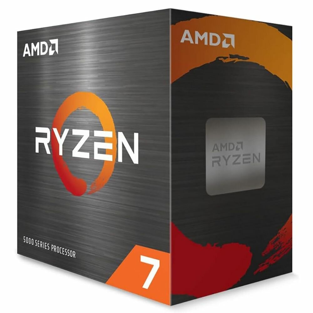 Процессор AMD Ryzen 7 5700X BOX DDR4-3200 МГц AM4, 8 x 3.4 ГГц, L2 - 4 МБ, L3 - 32 (без кулера)