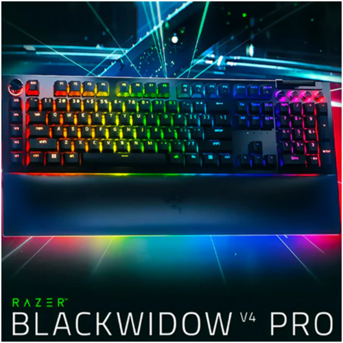 Игровая клавиатура Razer BlackWidow V4 Pro Green Switch русская Механическая RGB подсветка Режим Snap Tap 34900₽