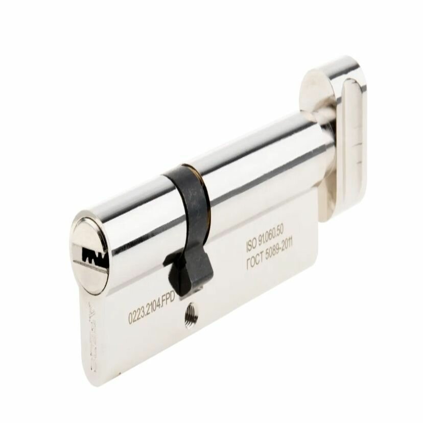 Цилиндровые механизмы Apecs Pro (35/55C)-C-NI 90мм ключ/вертушка никель