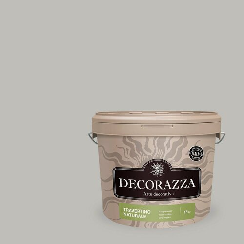 Изображение товара Декоративная известковая штукатурка с эффектом камня Decorazza Travertino Naturale (15кг) TRN 10-11