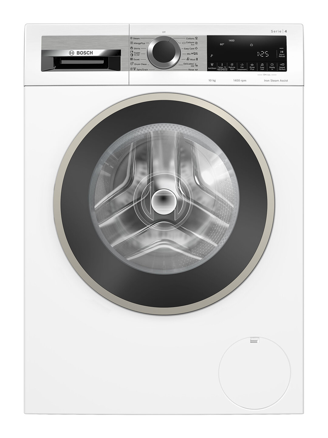 Стиральная машина Bosch Serie 4 WGA24400ME, с инвертором, до 9кг, белая