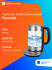Чайник электрический Hyundai HYK-G8407, 2200Вт, черный и прозрачн...