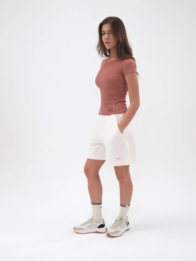 Футболка Fila Women's Urban Tight T-shirt, размер 46, кофейный — фото 1