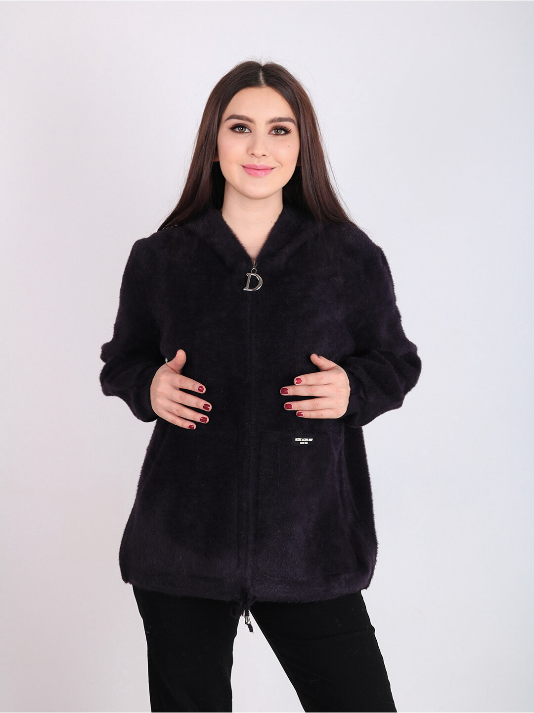 Пальто, размер One Size, темно-коричневый — фото 1