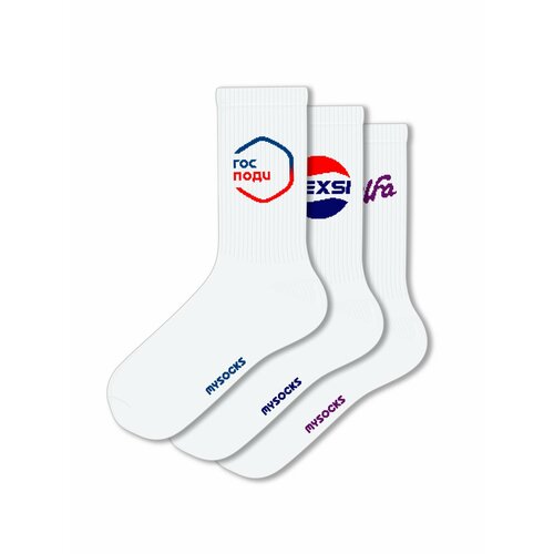 фото Носки mysocks, комплект, 3 пары, размер 36-43