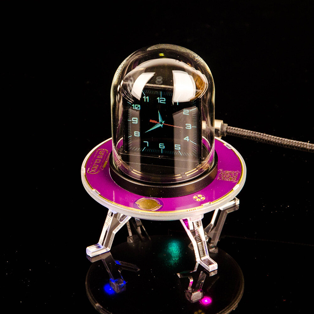 Умные часы UFO-CLOCK: Время, погода, курс Bitcoin, биржевые котировки и другие функции в одном устройстве