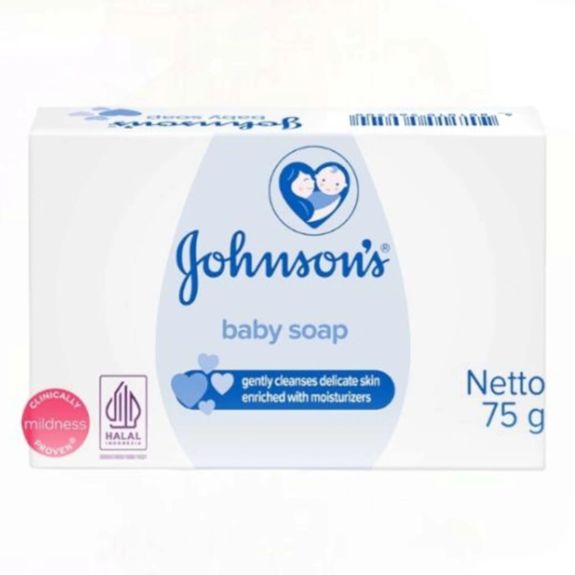 Мыло Johnson's Baby детское, для чувствительной кожи, без раздражения 75g
