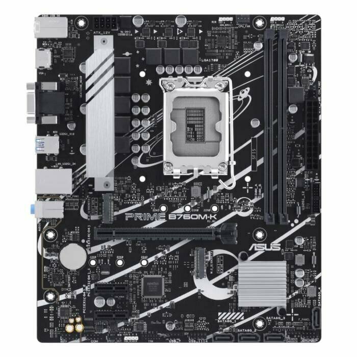 Материнская плата для персонального компьютера ASUS PRIME B760M-K 90MB1FI0-M1EAY0