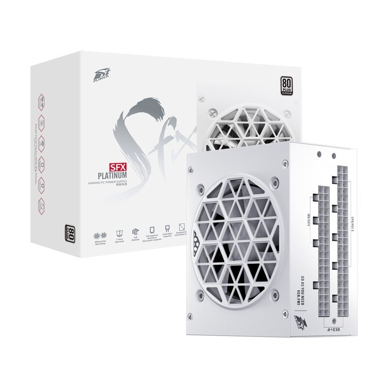 Блок питания 1STPLAYER 750W SFX Platinum White (PS-750SFX-WH) — фото 1