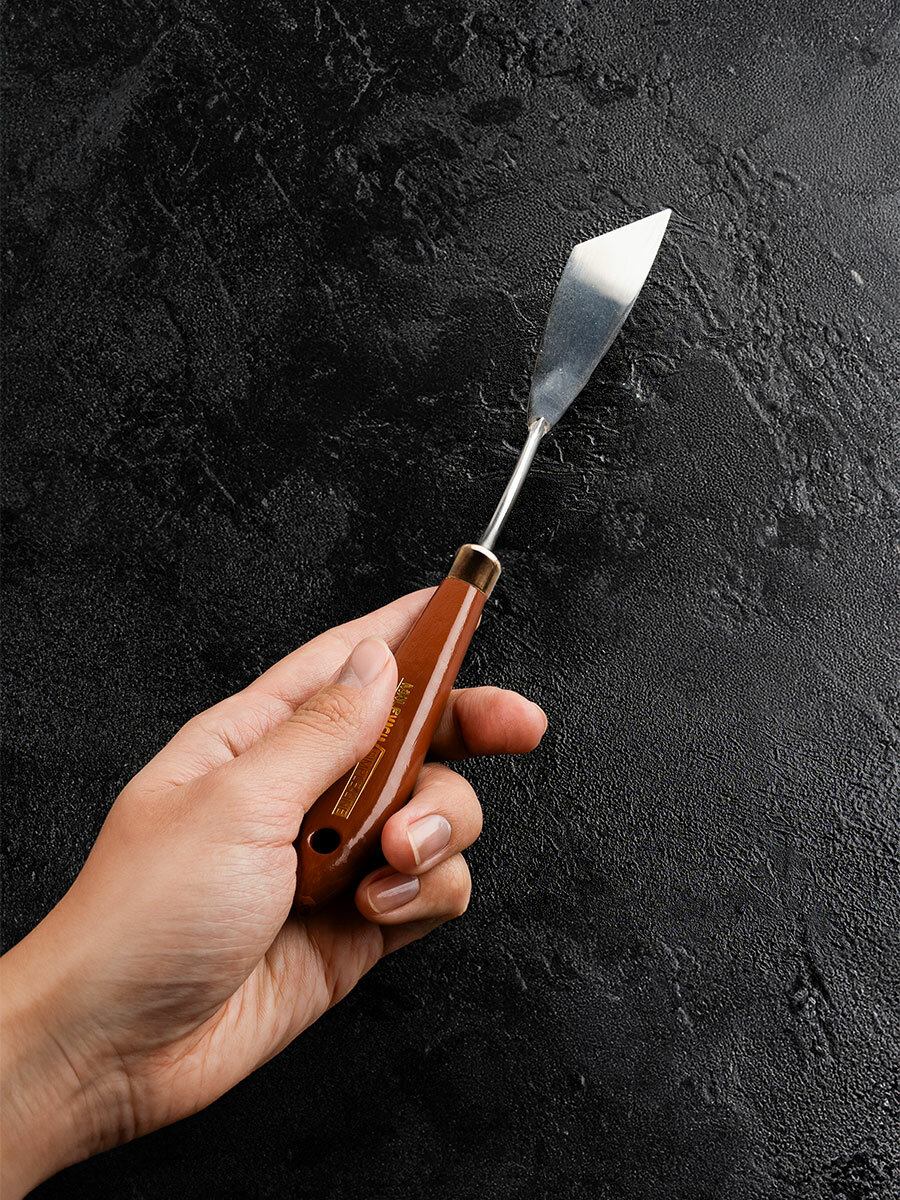 Мастихин Малевичъ универсальный, деревянная ручка, SIMPLE-LINE 4-2 — фото 1