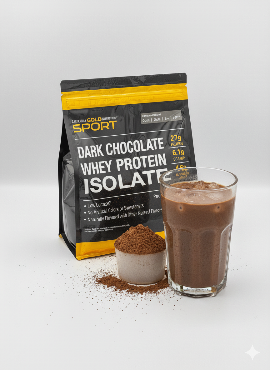CGN Dark Chocolate Whey Protein ISOLATE 907g Шоколадный вкус изолят