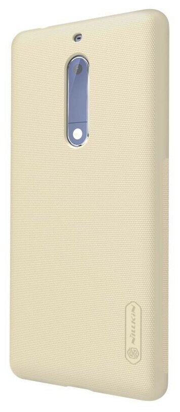 Накладка Nillkin Frosted Shield пластиковая для Nokia 5 Gold (золотистая)