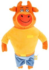 Мягкая игрушка Мульти-Пульти Оранжевая корова. Папа, 30 см, муз. чип, в пак. V92752-23