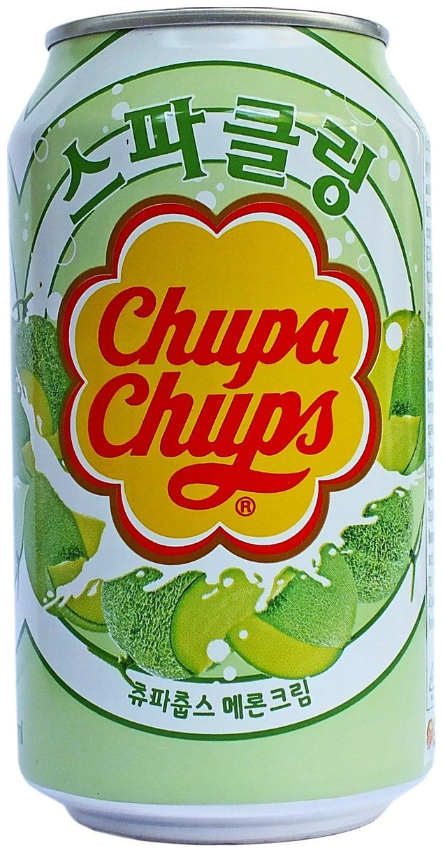 Газированный напиток Chupa Chups «?Дыня крем»?, 345 мл - фотография № 1