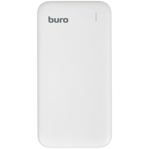 Мобильный аккумулятор Buro BP10E 10000mAh 2.1A 2xUSB белый (BP10E10PWH)