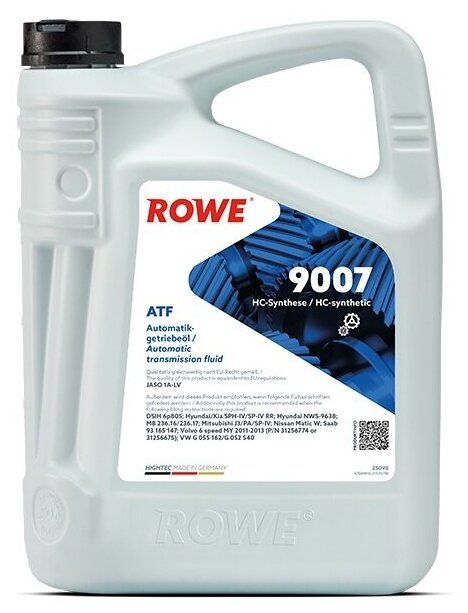 Трансмиссионное масло ROWE HIGHTEC ATF 9007, 5 л