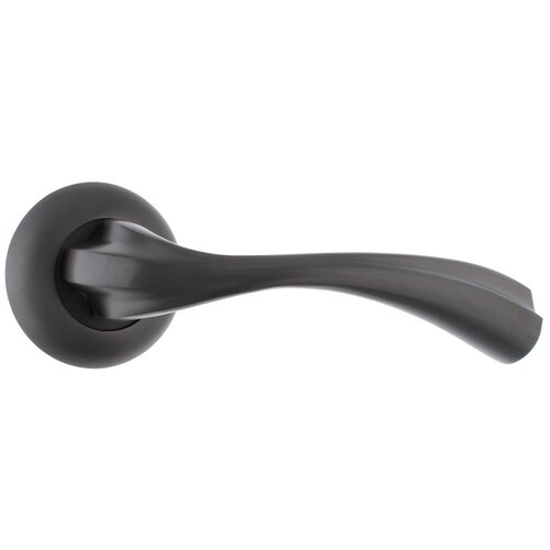 Ручка дверная на розетке C011Q15, цвет графит