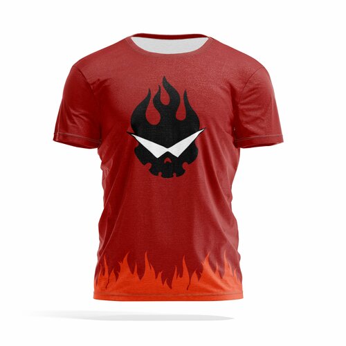 фото Футболка panin brand, размер 4xl, коричневый, красный