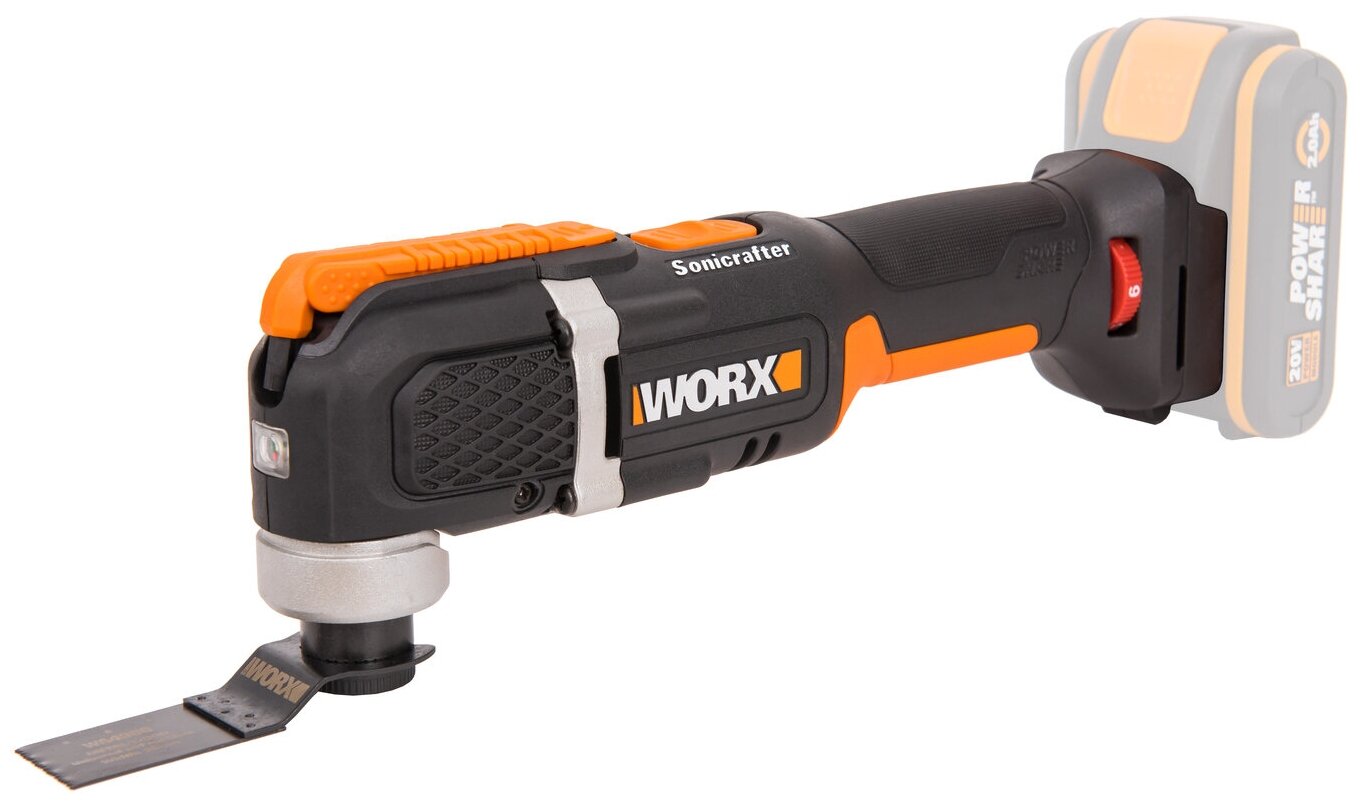 Реноватор аккумуляторный WORX WX696.9, 20В, без АКБ и ЗУ