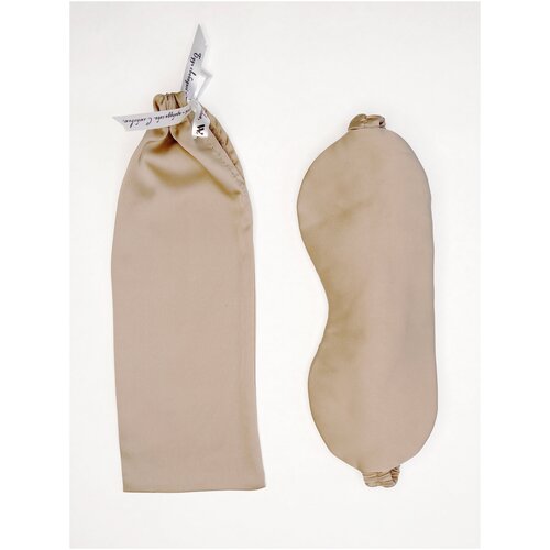 Маска для сна , 1 шт., бежевый