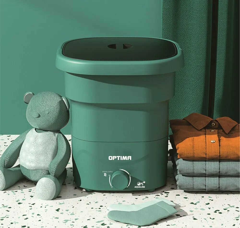 фото Стиральная машина активаторная Optima МС-30СK, цвет темно-зеленый