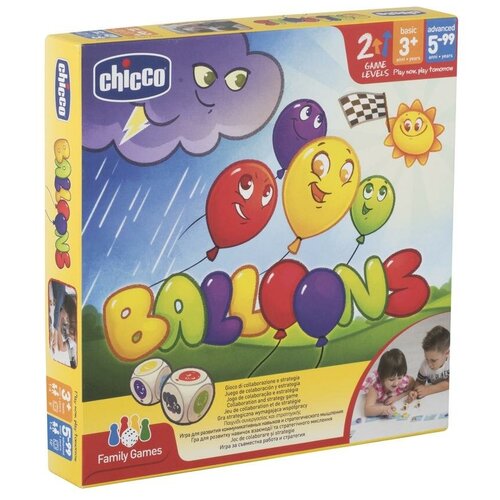 фото Настольная игра chicco toy balloons 3г+