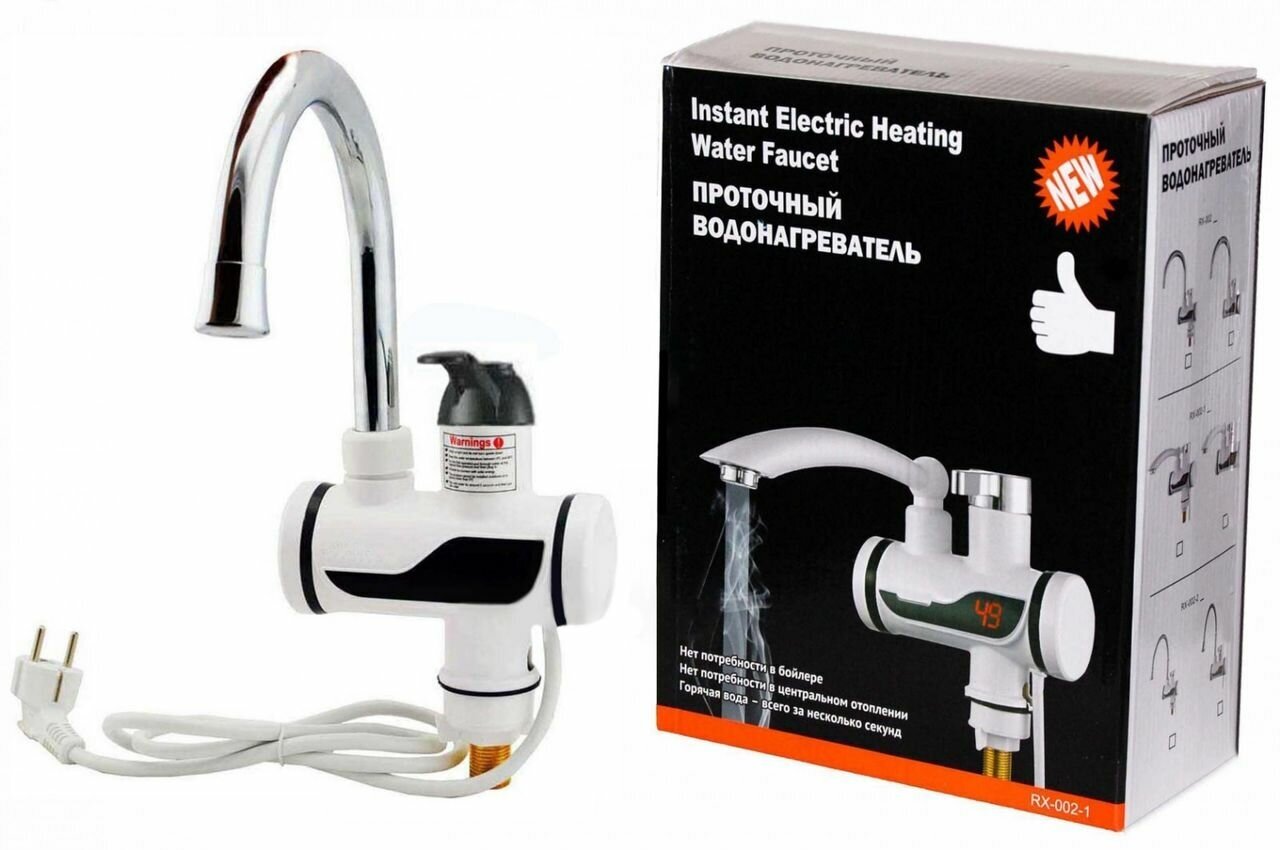 фото Проточный водонагреватель instant electric heating water faucet