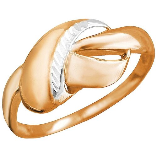 фото Эстет кольцо из красного золота 01к7112617р, размер 17.5