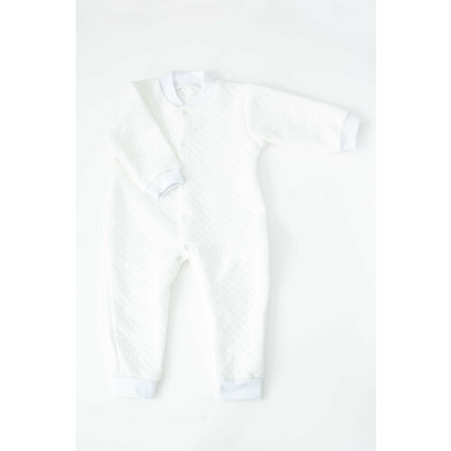 Комбинезон Малышеево, размер 74-80(7-9 мес), экрю