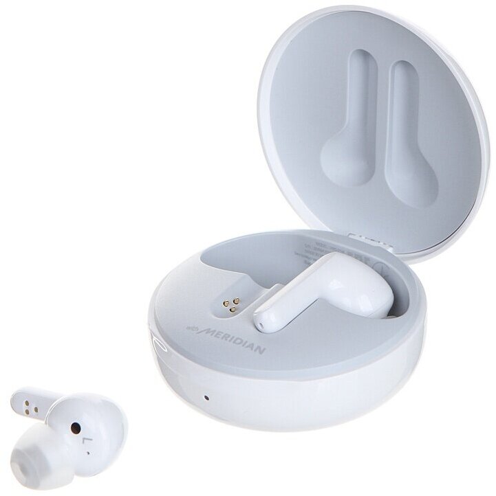 Наушники с микрофоном LG HBS-FN4, Bluetooth, вкладыши, белый [hbs-fn4.abruwh] - фото №5