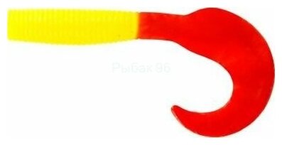 Приманка Allvega съедоб. Flutter Tail Grub 8см 3.6г SB-FTG80-025RT solid yellow RT 7шт