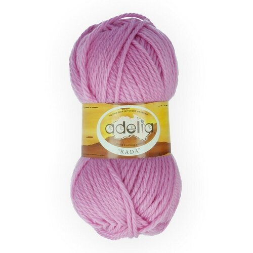 фото Пряжа adelia "rada" 100% акрил 10 шт.х100г 80м №064 сиреневый