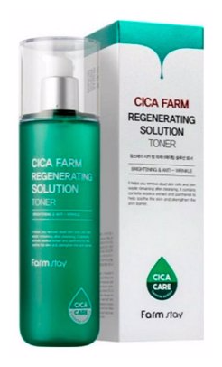 Тонер регенерирующий с центеллой азиатской FARMSTAY Cica Farm Regenerating Solution Toner 200ml