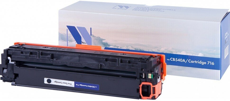 Тонер-картридж для лазерного принтера NVP NV-CB540A/716Bk Black